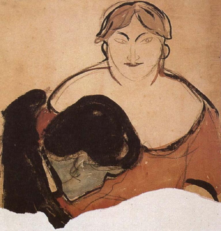 The young man and girlie, Edvard Munch